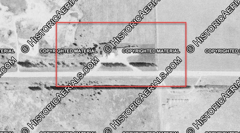 Schealls Motel (Tappens Motel) - 1971 Aerial (newer photo)